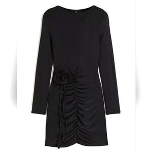 NWT H&M Bodycon Dress Rose detail sz Small